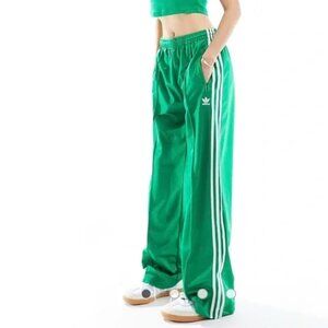 Vintage Style Adidas Green Track Pants